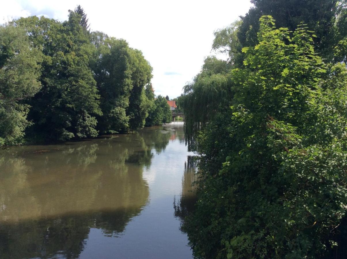 Villa am Fluss Lauf an der Pegnitz Esterno foto